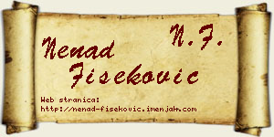 Nenad Fišeković vizit kartica